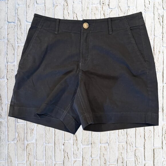 LOFT Shorts Black Shorts Size 6 - Picture 1 of 5